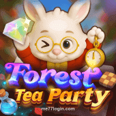 Forest Tea Party Enchanted Slot Scene